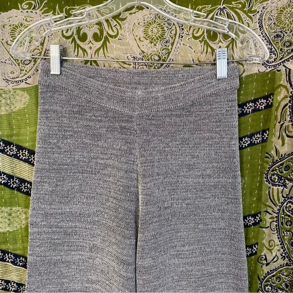 Rare Simon Miller Heather Gray Knit Wide Leg Pants Size Medium - Picture 2 of 16